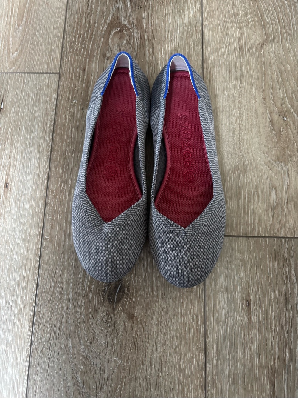 Rothy's The Flat knit ballet flats  size 7